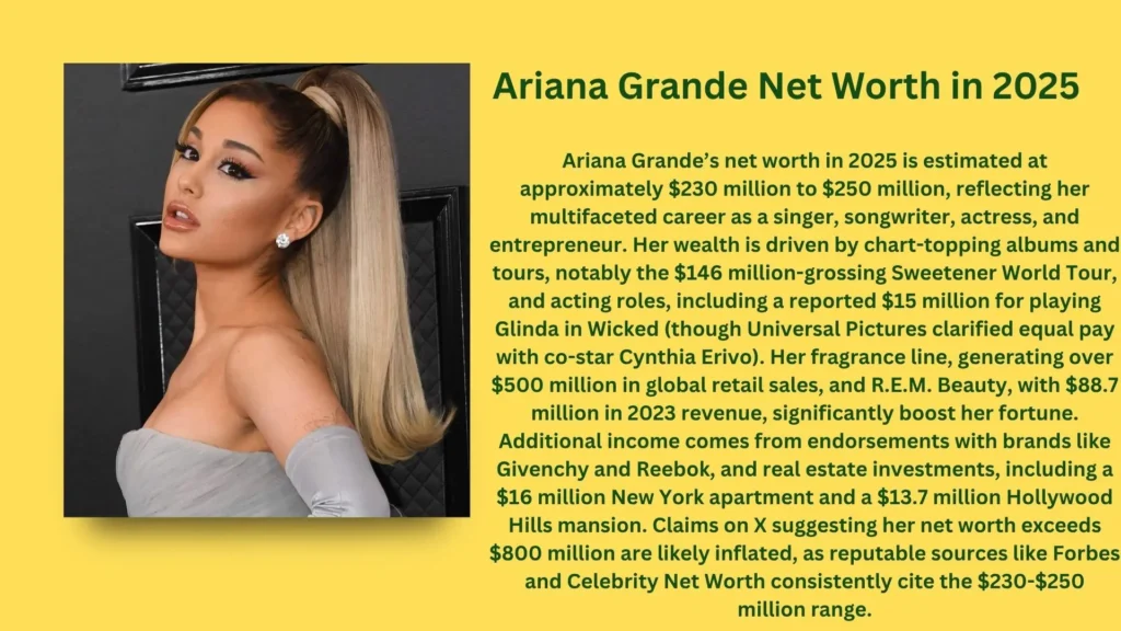Ariana Grande Net Worth