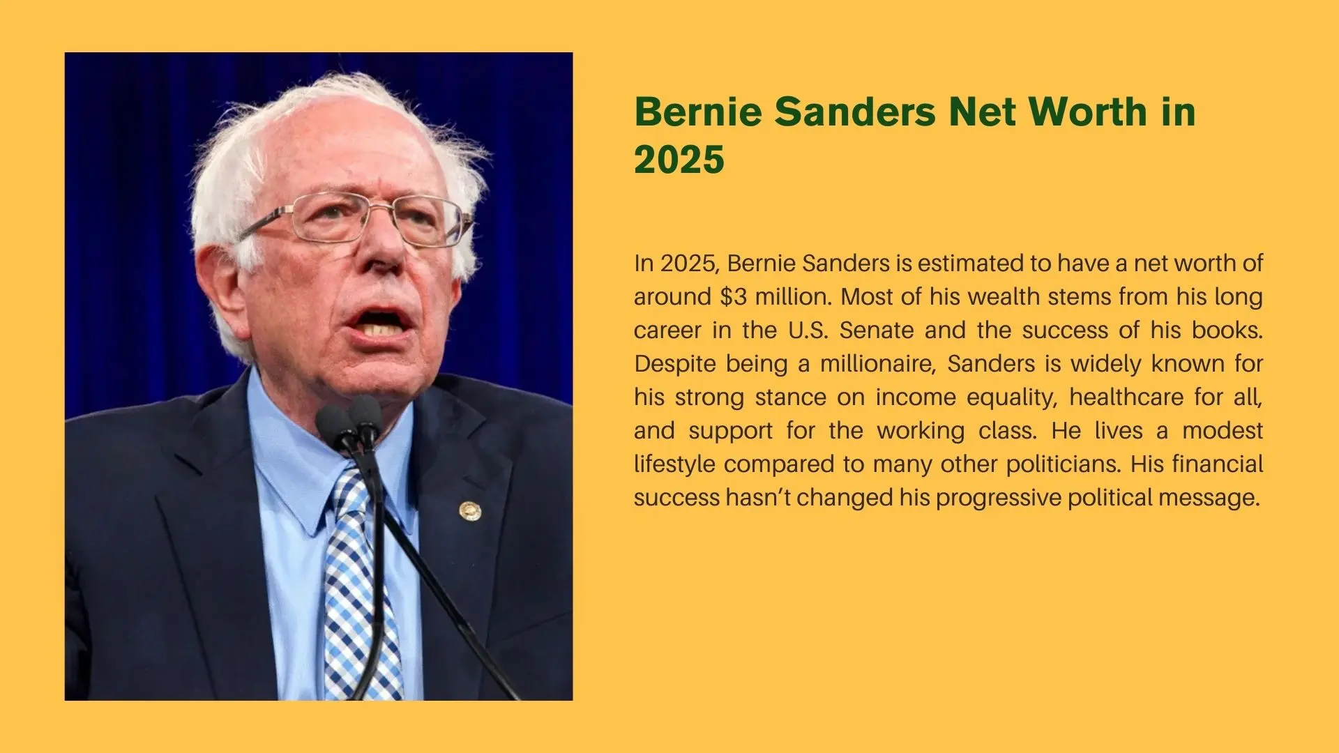 Bernie Sanders Net Worth