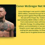 Conor McGregor Net Worth