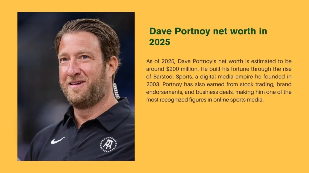 Dave Portnoy Net Worth in 2025 2 Dave Portnoy Net Worth