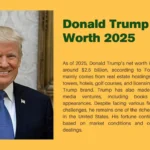 Donald Trump Net Worth 2025