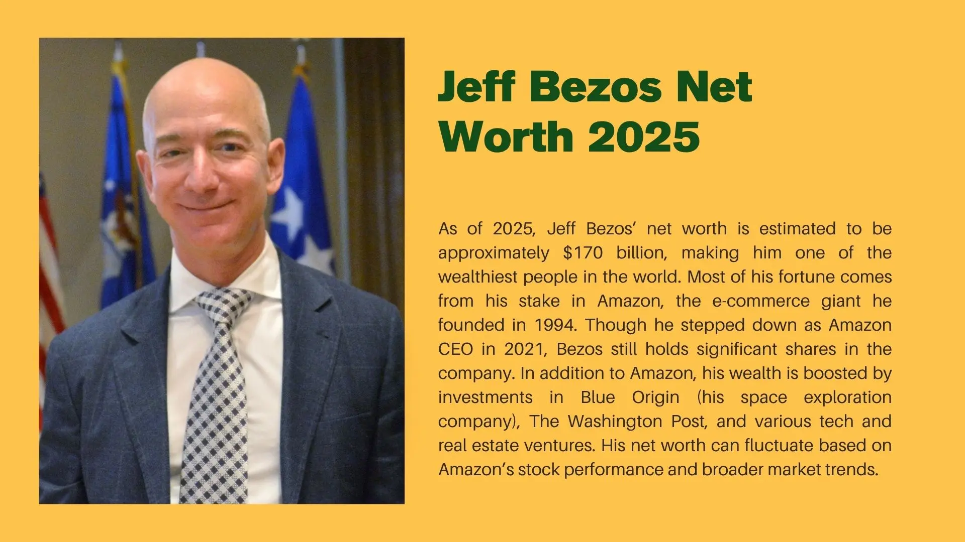 Jeff Bezos Net Worth 2025