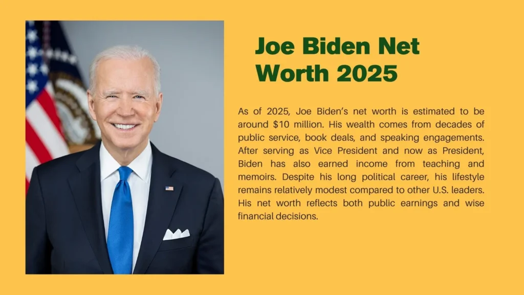 Joe Biden Net Worth 2025 2 Joe Biden Net Worth 2025