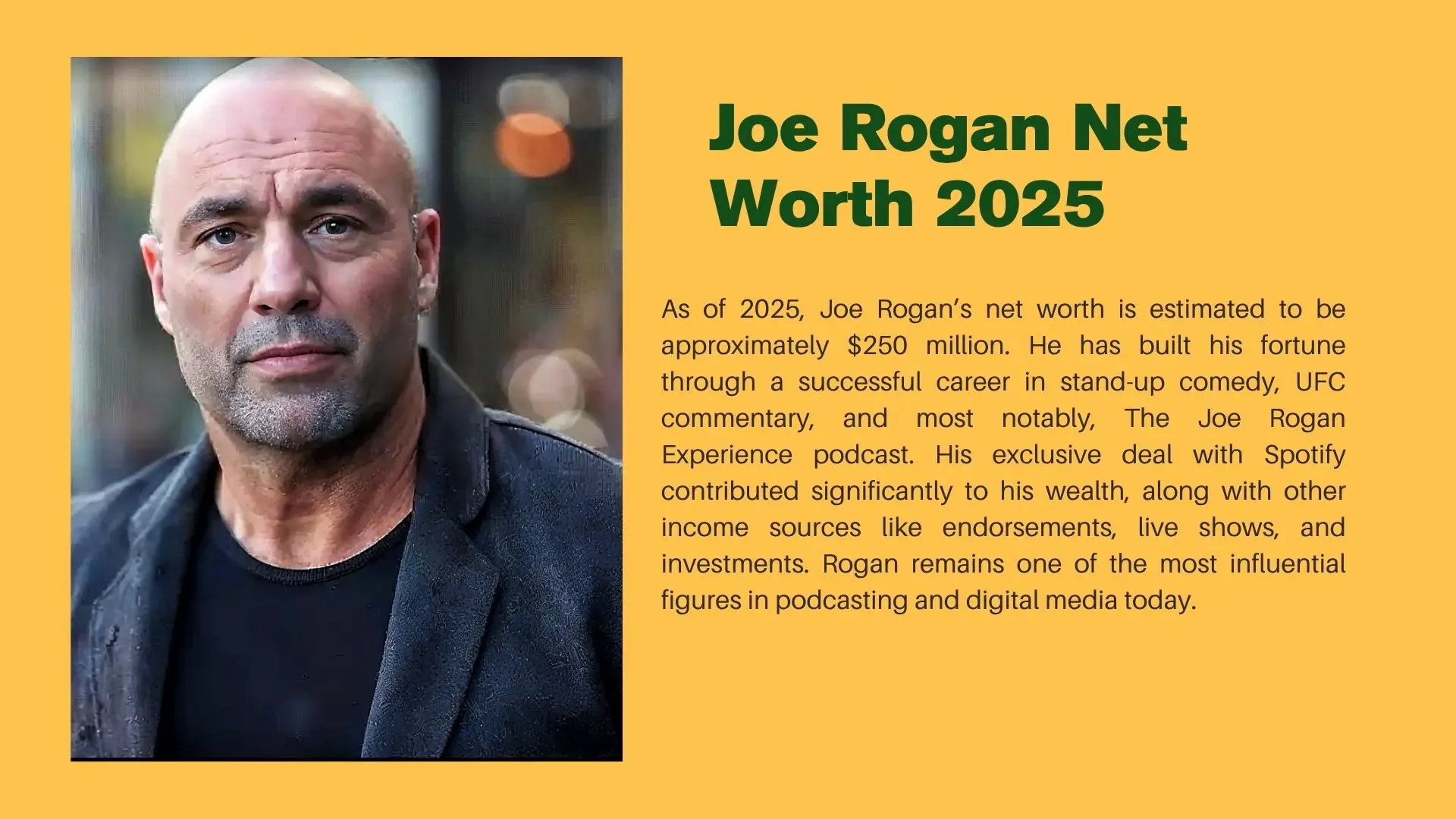 Joe Rogan Net Worth 2025