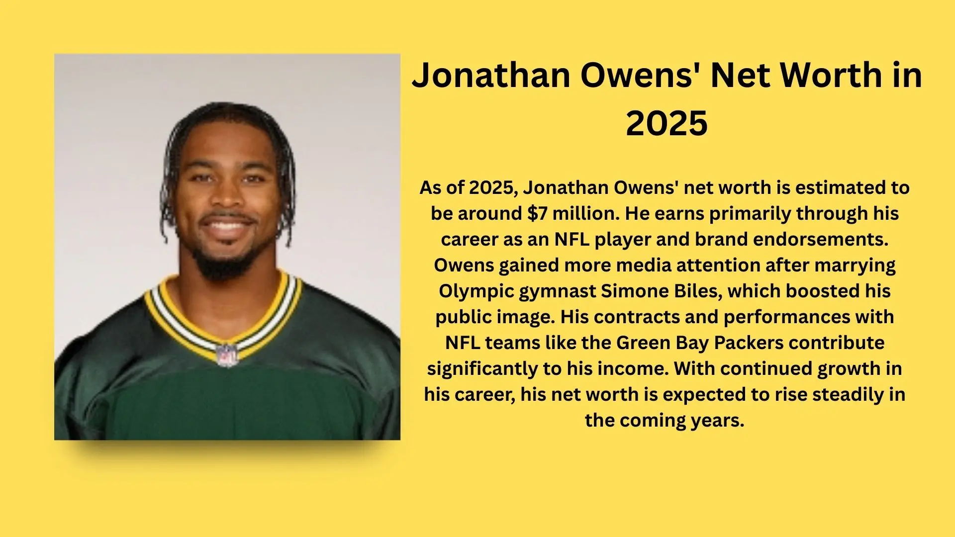 Jonathan Owens Net Worth