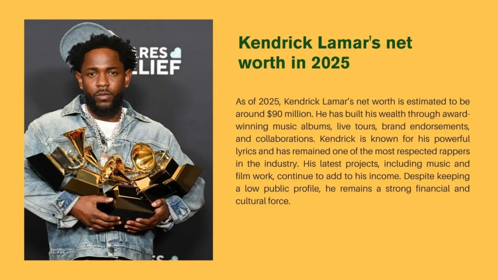 Kendrick Lamar Net Worth 2025 2 Kendrick Lamar Net Worth