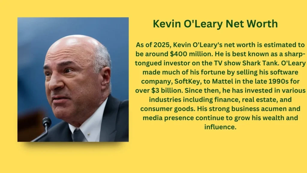 Kevin O'Leary Net Worth: A Look at His $400 Million Fortune in 2025 2 Kevin O'Leary Net Worth