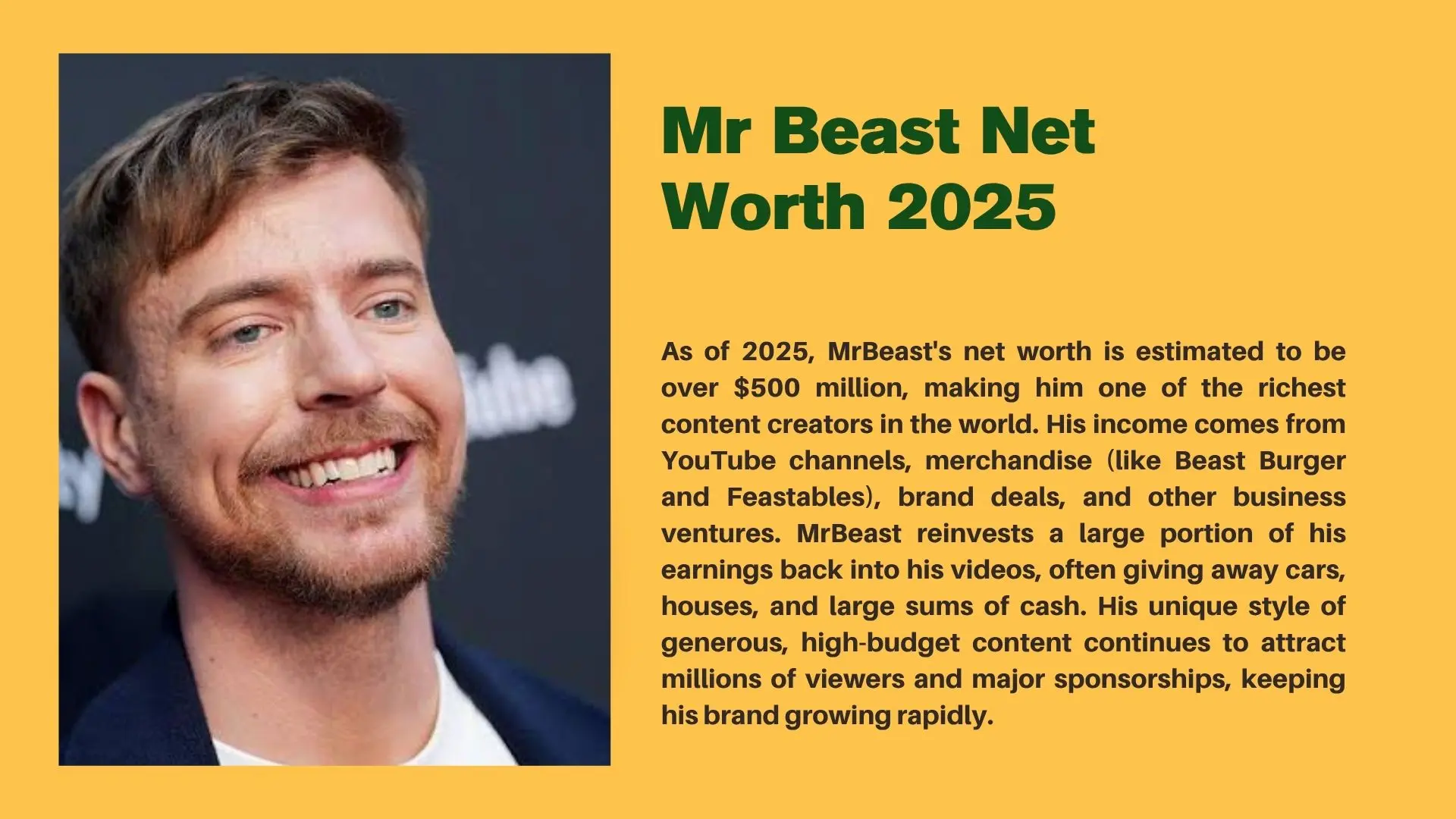 Mr Beast Net Worth 2025