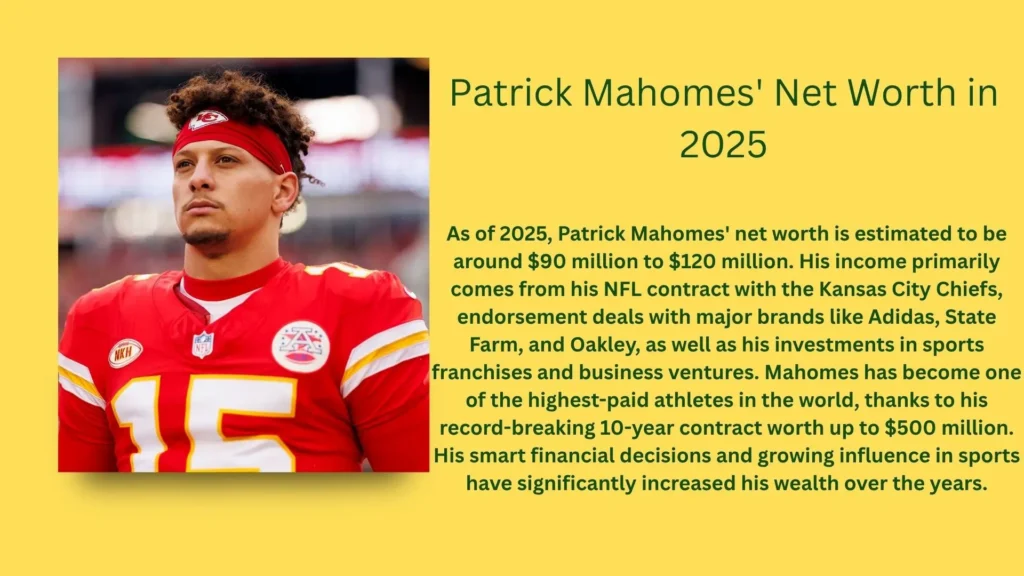 Patrick Mahomes Net Worth: A Deep Dive into the Wealth of a Superstar Quarterback 2 Patrick Mahomes Net Worth