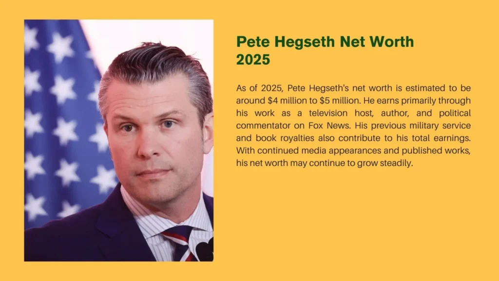 Pete Hegseth Net Worth 2025 2 Pete Hegseth Net Worth