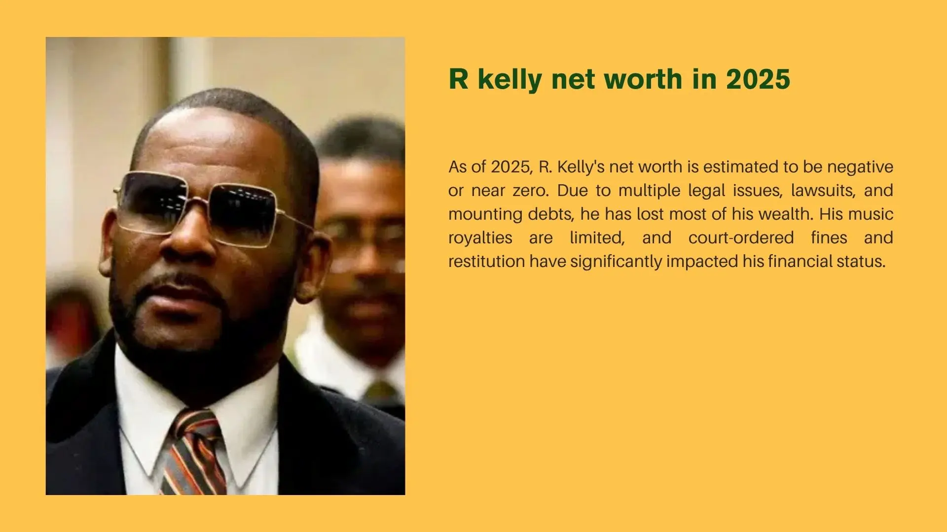 R Kelly Net Worth