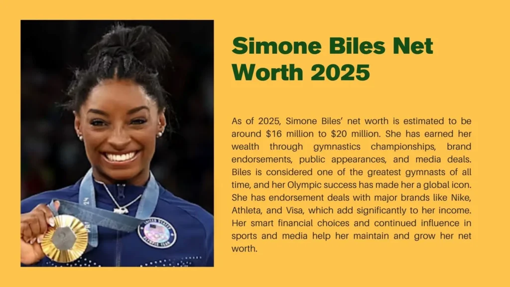 Simone Biles Net Worth 2025 2 Simone Biles Net Worth 2025