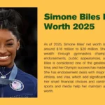 Simone Biles Net Worth 2025