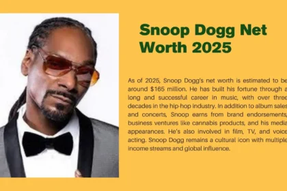 Snoop Dogg Net Worth 2025