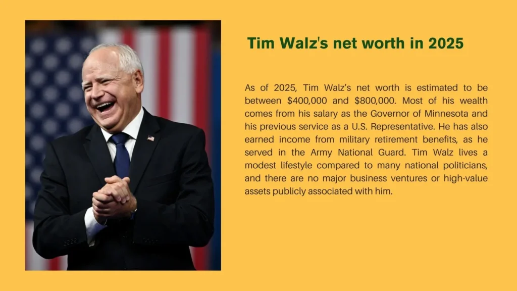 Tim Walz Net Worth 2025 2 Tim Walz Net Worth