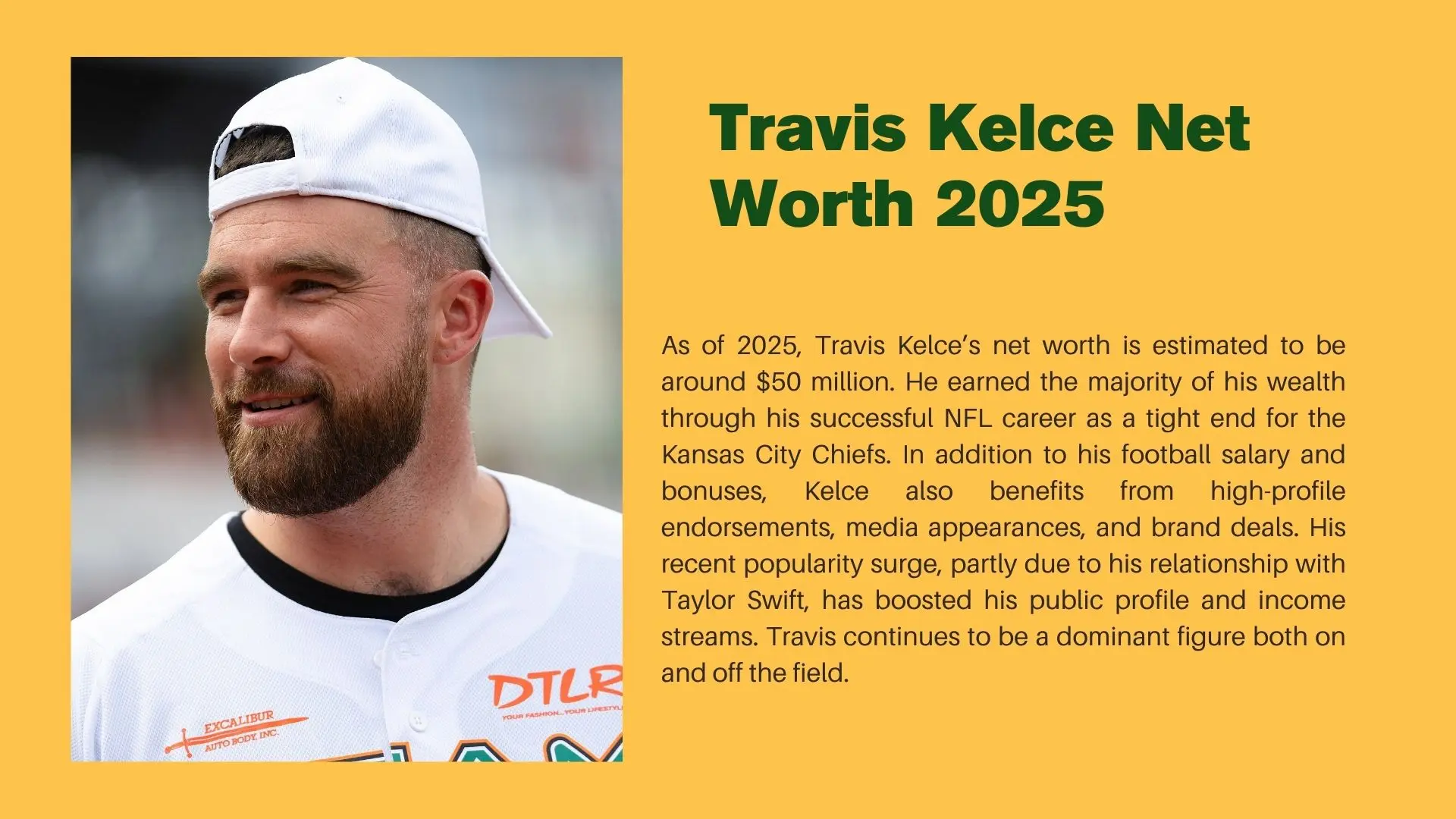 Travis Kelce Net Worth 2025