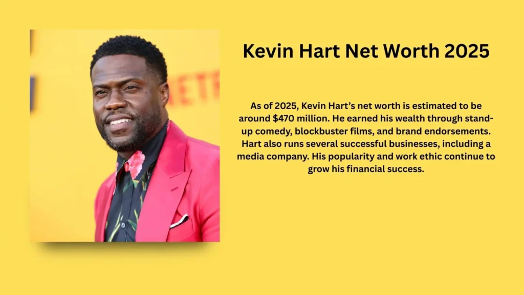 Kevin Hart Net Worth 2025: The Multi-Talented Comedian and Entrepreneur 2 Kevin Hart Net Worth
